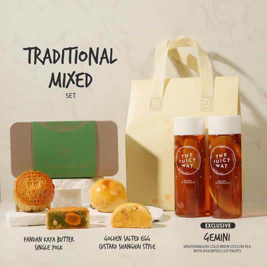 FESTIVE SALES 30+% OFF — Mixed Traditional Mooncake Set